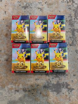 Pokémon 30th Celebration Booster Bundle x6