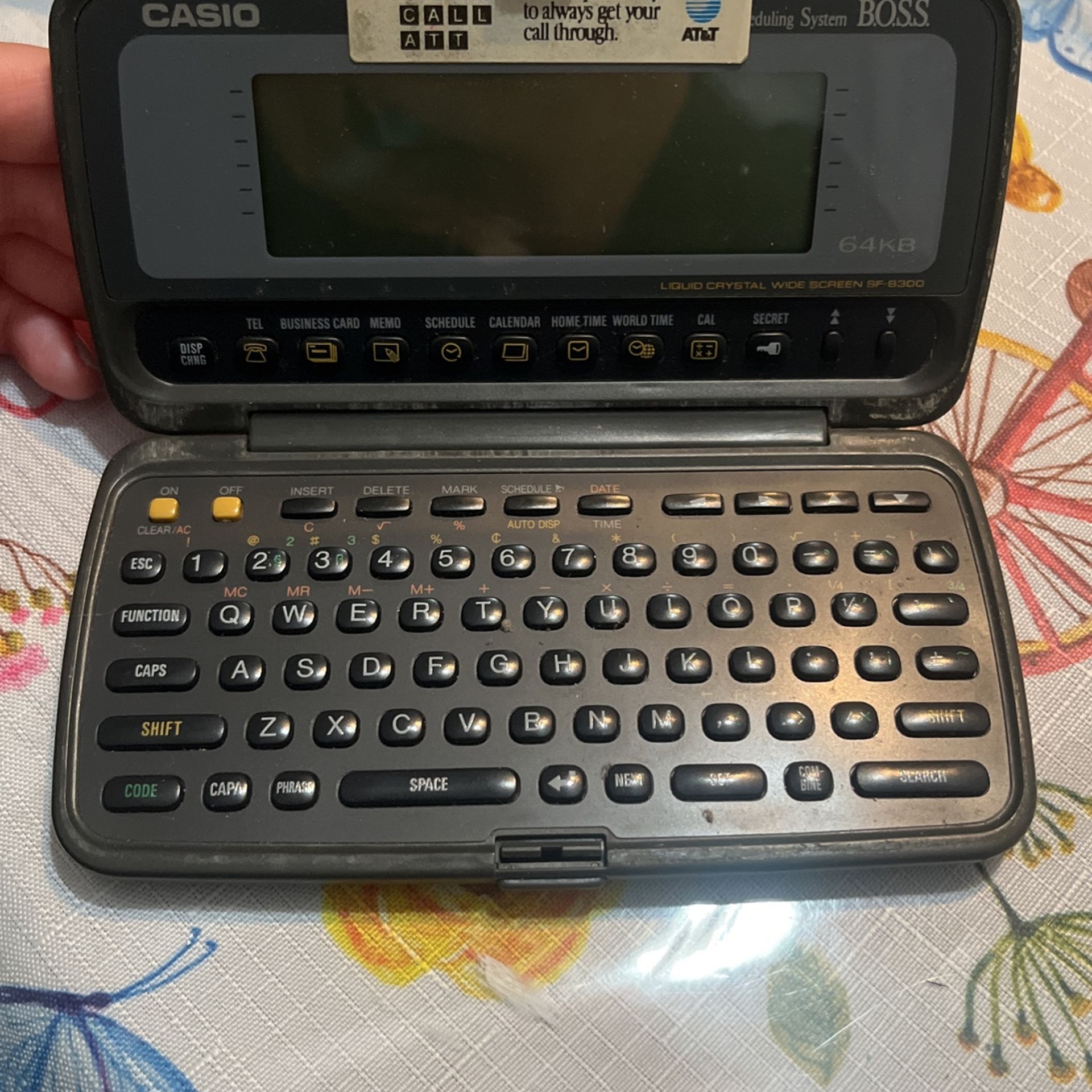 Vintage Casio BOSS Business Organizer Scheduling System SF-8300