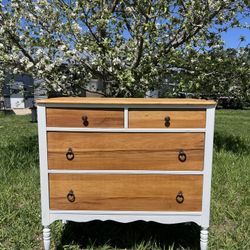 Vintage Farmhouse Solid Wood Dresser