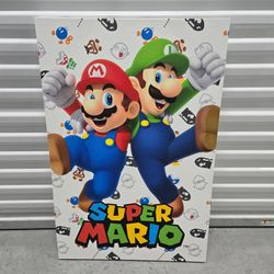 Super Mario & Luigi Canvas Poster 24"×36"