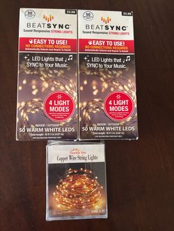 String Lights sync to music