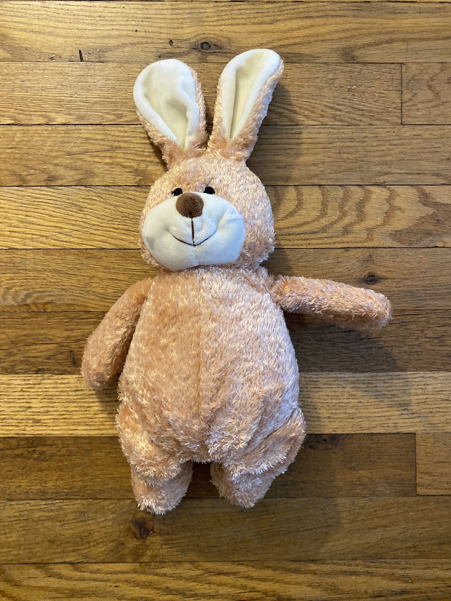 Mai Toi Brown Bunny Rabbit Tan White Easter 17" Plush Stuffed Animal Toy Doll