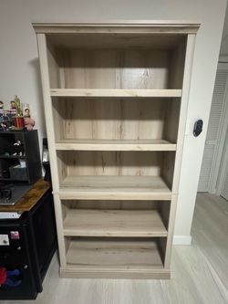 Beige Bookshelf