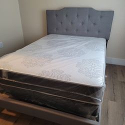 NEW QUEEN-SIZE MATTRESS AND BOX SPRING 🆕️