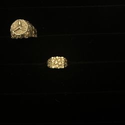 10k Nugget Ring