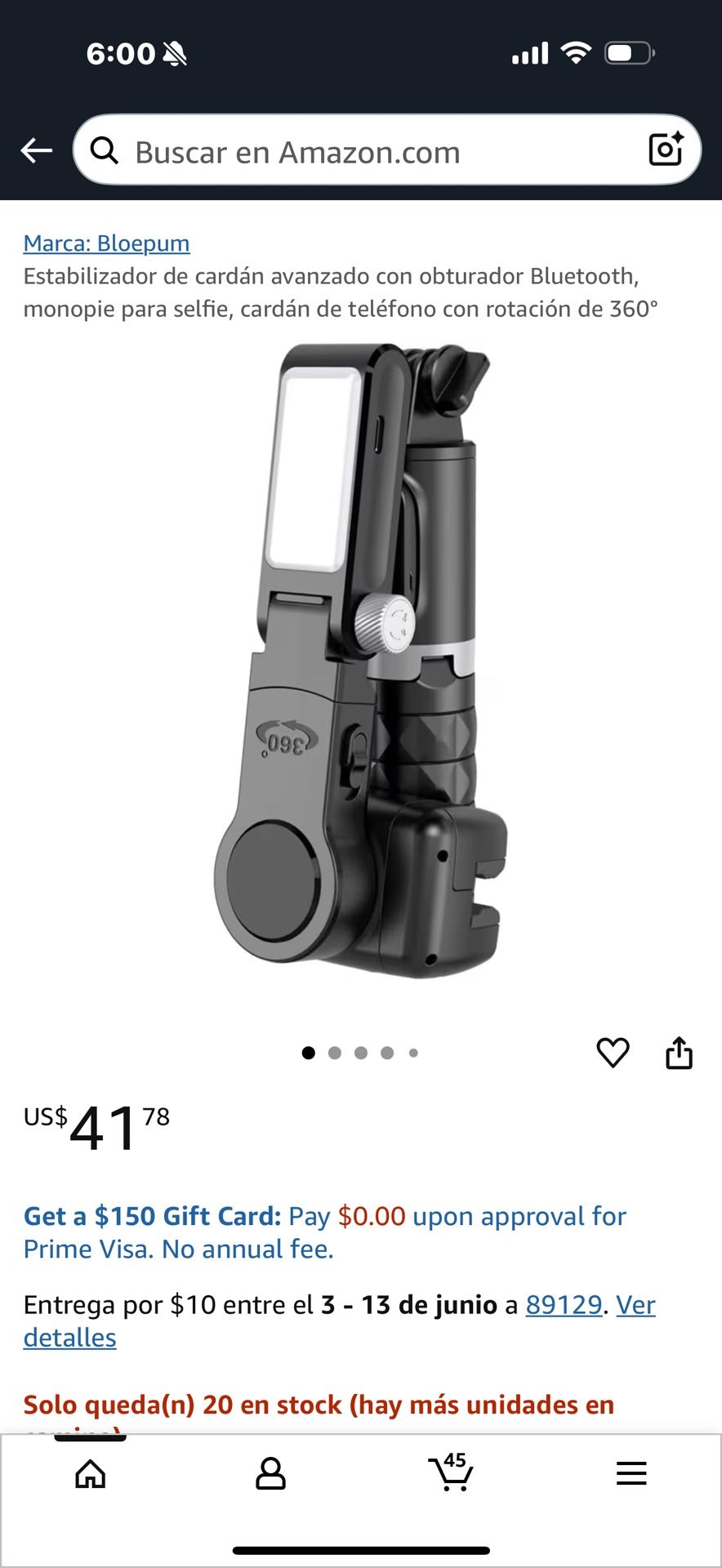 360 Rotating Desktop Tripod