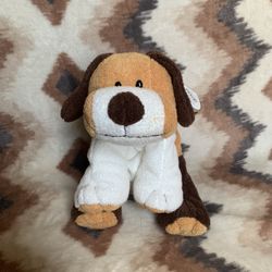 Ty Pluffies Whiffer Beagle Puppy Dog Bean Plush Stuffed Animal Toy Brown Tan 8”