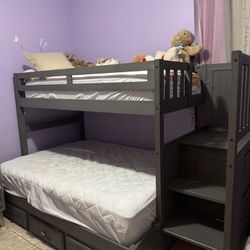 Twin Over Full Bunk Bed 