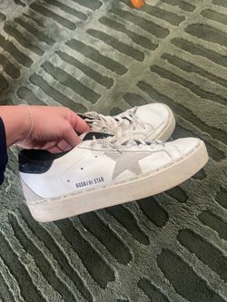 Golden Goose Hi Star Leather Sneakers - W 8.5
