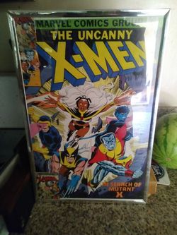 X men poster framed