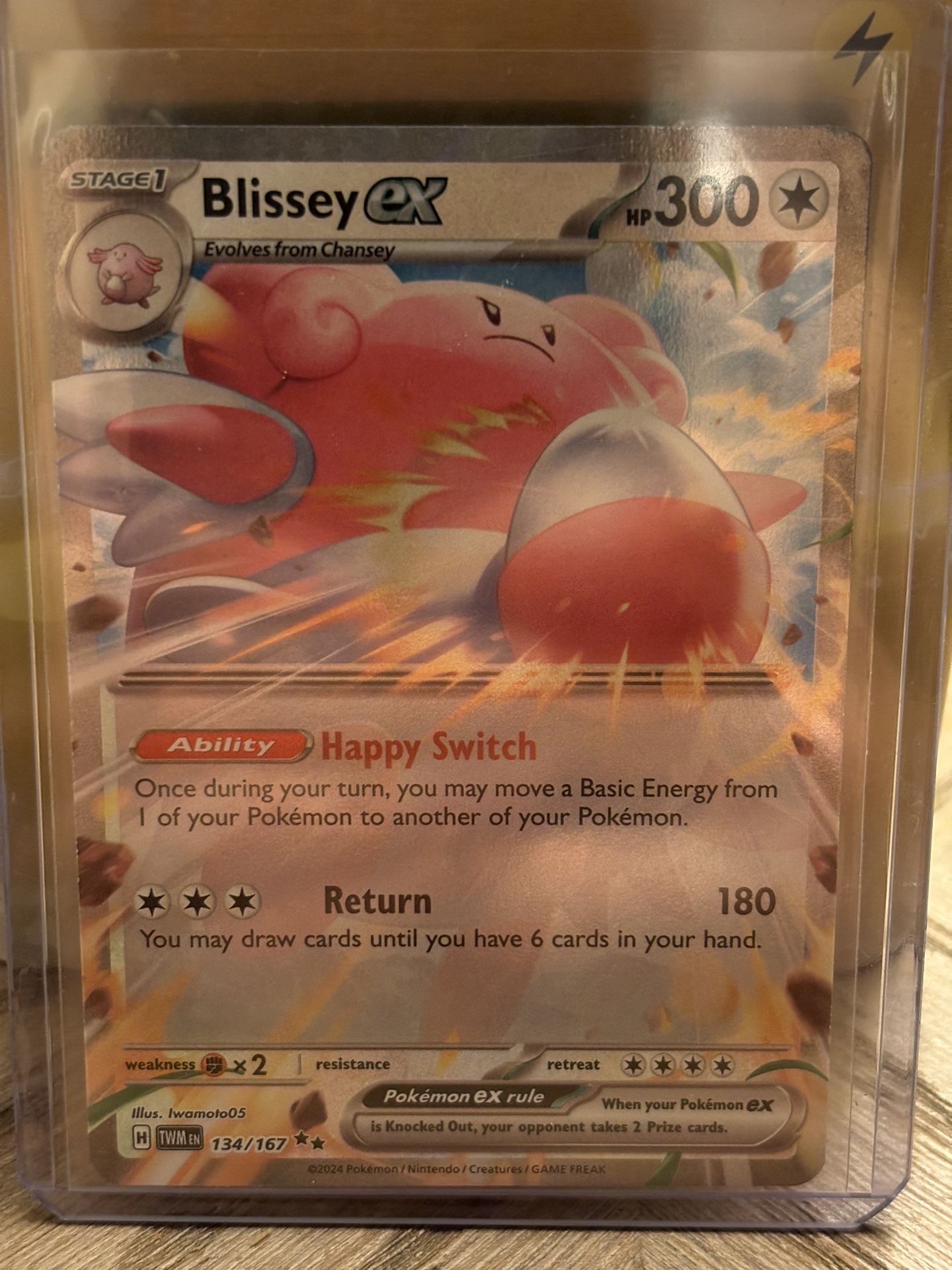 Blissey EX 134/167 Holo Double Rare - Scarlet & Violet-Twilight Masquerade
