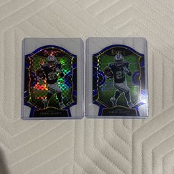 Ezekiel Elliott Select Blue Hologram Cards 