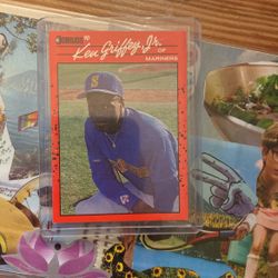 Ken Griffey jr. Donruss 1990 Error Card No Period