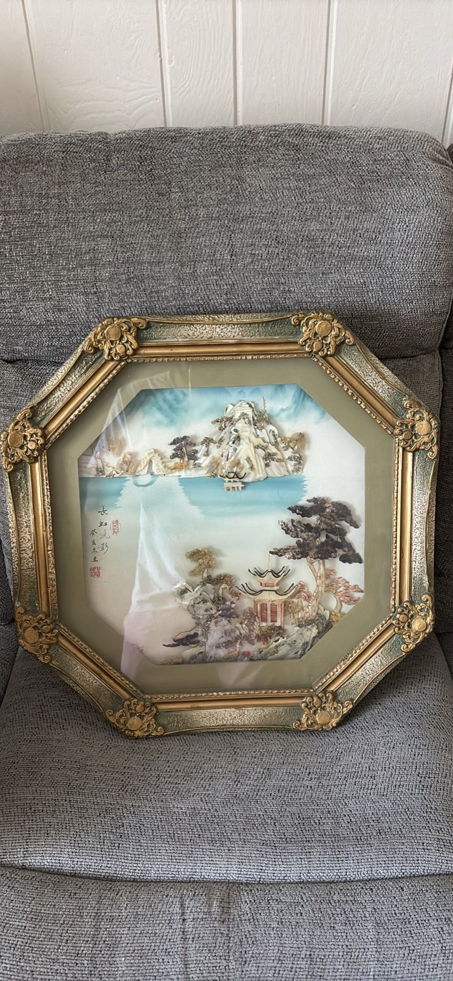 Antique Chinese wall art