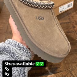 Ugg Tazz Hickory Slipper Kids Sizes 5y 6y