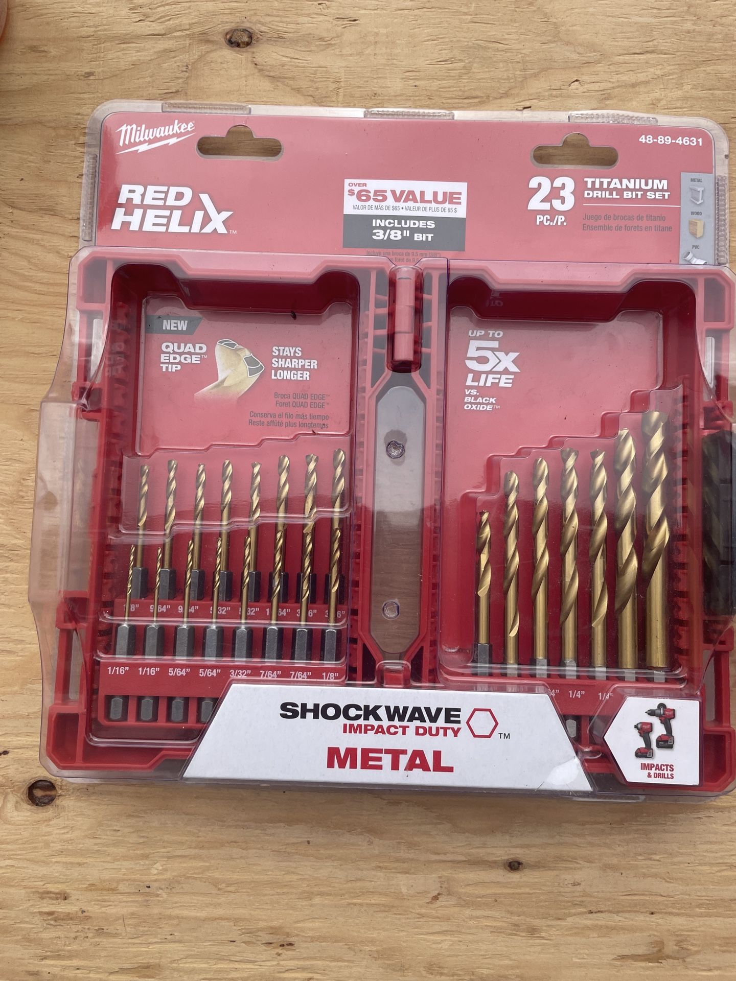 Milwaukee 23 Piece Titanium Drill Bit Set (unopened)