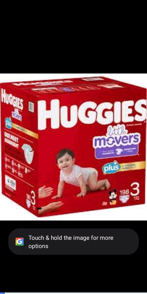 Huggies Size 3and 4 Boxes