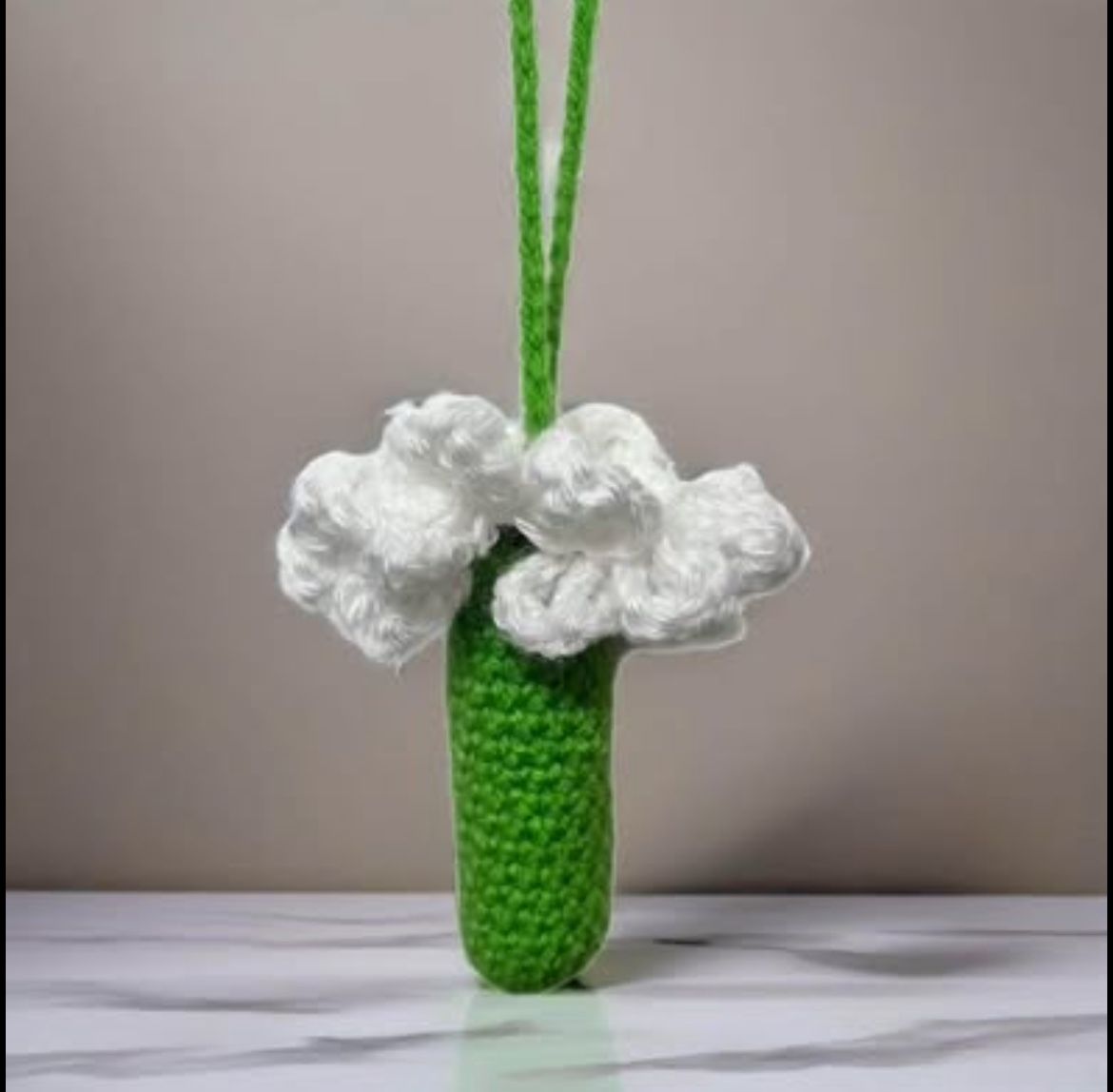 Crochet Handmade Flower Chapstick/Lipstick/Lighter/Etc. Drawstring Holder