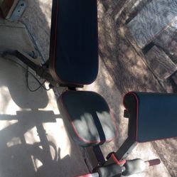 Weight Bench And Dumb Bells 