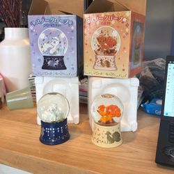 Rare Pokémon Vulpix Snow Globe Set New In Box 