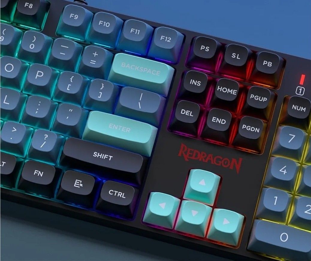 SURARA Redragon K582 Wired RGB Gaming Keyboard, 104 Keys Mechanical Dark Jade