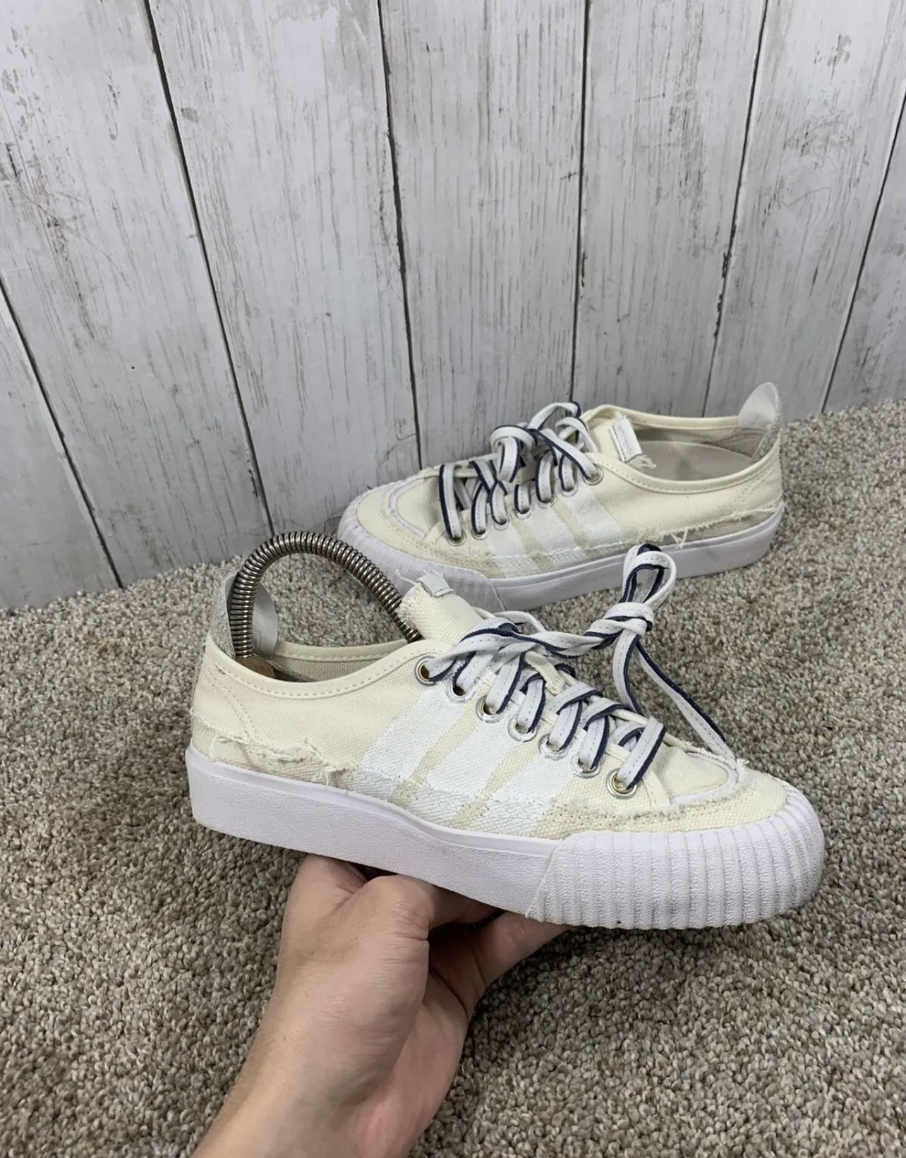 Adidas Donald Glover Nizza Blank Canvas EG1761 Sneakers Men Size 4 Size 5 Women