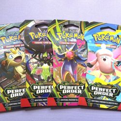 Pokémon Cards: Mega Evolution - Perfect Order Sleeved Booster Packs - Art Set