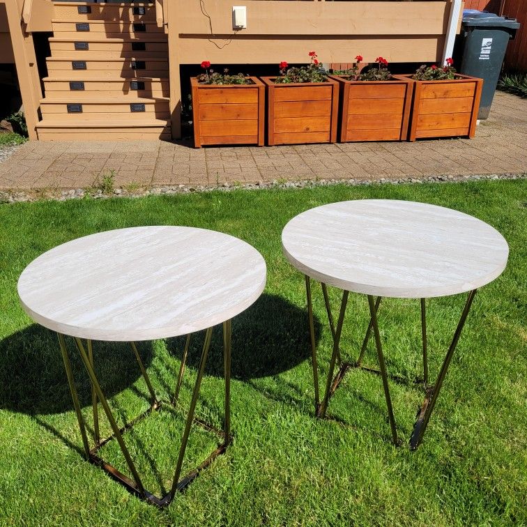 End Table Pair 24x24