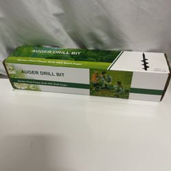 AUGER DRILL BIT GARDEN PLANT FLOWER BULB HEX SHAFT AUGER NIB