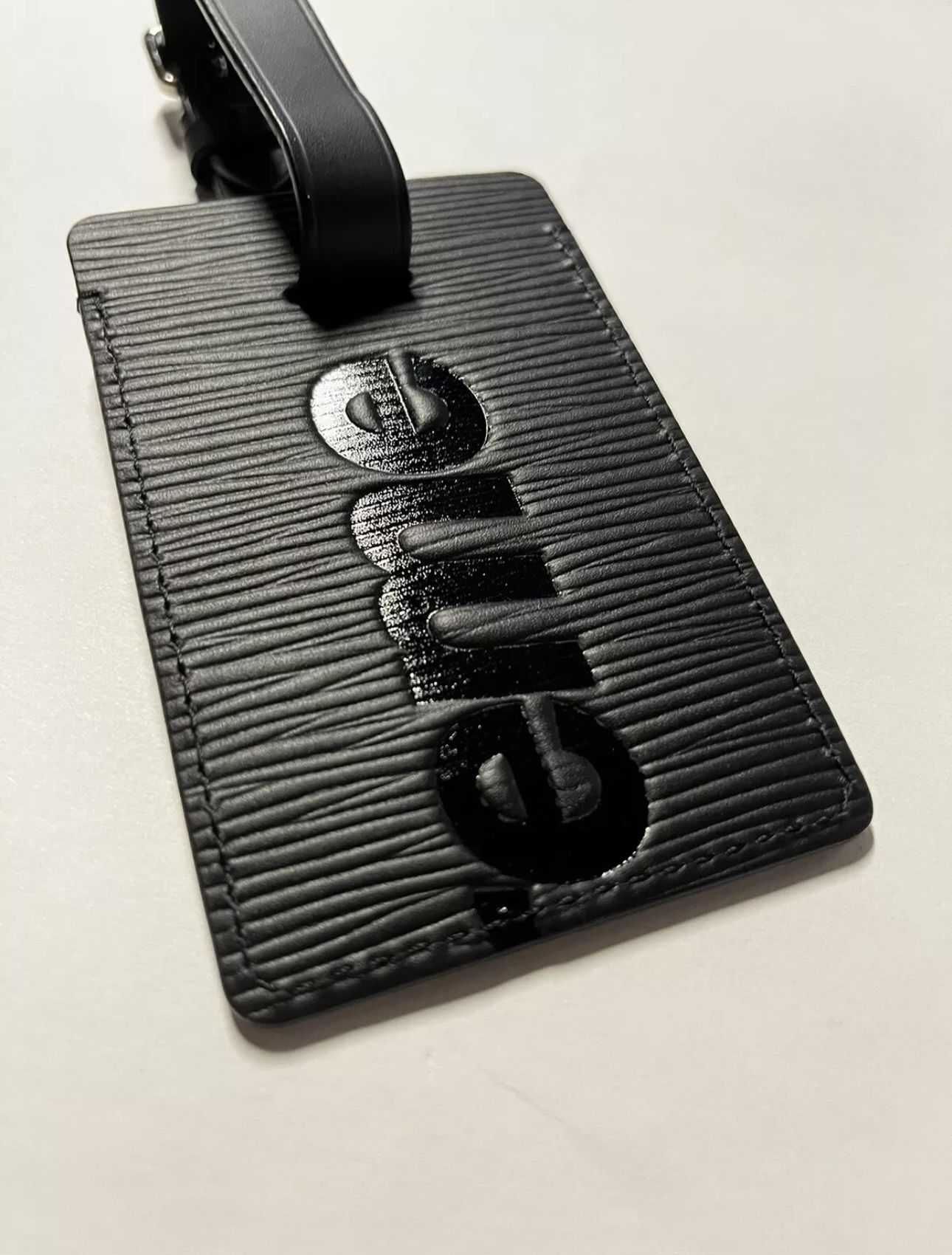 Supreme X Louis Vuitton luggage Tag