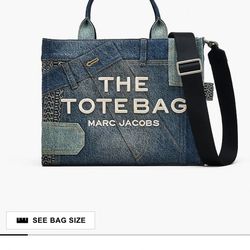 ✨NEW & Authentic✨ Marc Jacobs The Descontructed Denim Medium Tote