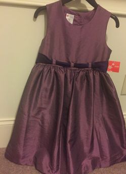 Pretty purple taffeta holiday dress