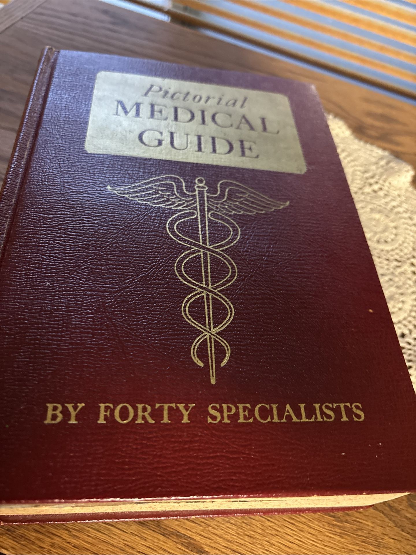 Vintage 1950 Pictorial Medical Guide by Forty Specialists Progress Research Corp Chicago
