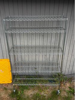 Steel rack shelving unit