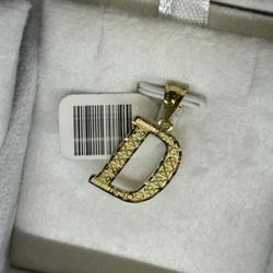2 LETTER “D” PENDANT