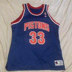 Grant Hill Detroit Pistons Vintage Champion Jersey (Size 48)
