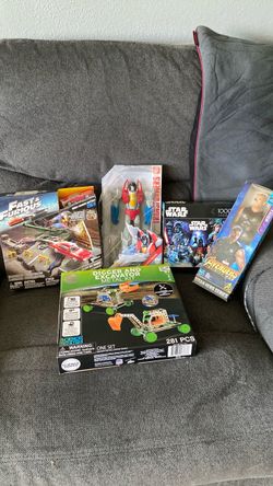 New toys in box $5 each Serious buyers please