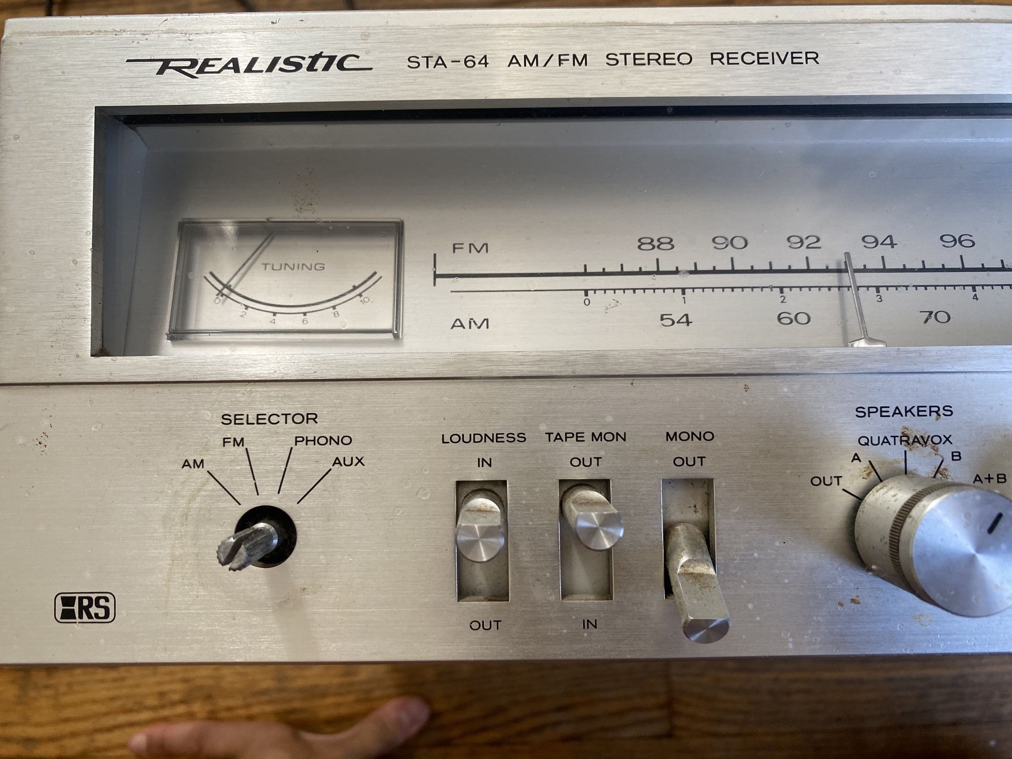 VINTAGE Realistic STA -64 AM /FM Sterio Receiver