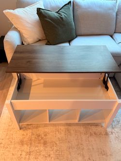 Coffee table with lift top for sale