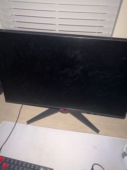 Gaming monitor New onn 185 hertz monitor , 24 inch, and black , built in 2025
