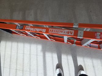 MetalTech BuildMan 10 ft Fiberglass Ladder