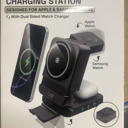 3-in-1 magnetic wireless charging station