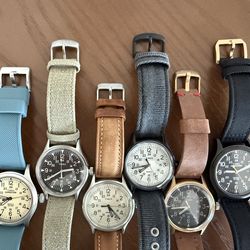 Timex MK1 and Scout lot sale.  All brand new condition and hardly worn. Discontinued MK1’s