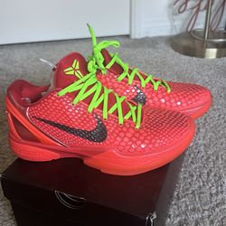 Nike Kobe Bryant Reverse Grinches 100% Authentic Sz 6 M