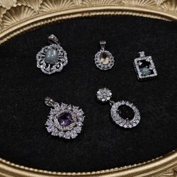 5 Pieces Jewelries Clearance Set [ Price Is Firm] All Main Stones Natural Semi Precious Stones