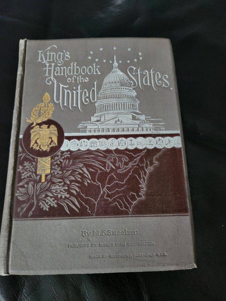 King's Handbook Of The United States Book Rare