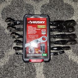 Flex Ratcheting MM Combination Wrench Set (6-Piece)

