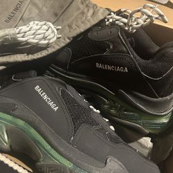 Balenciaga Triple S Black Fluo Green