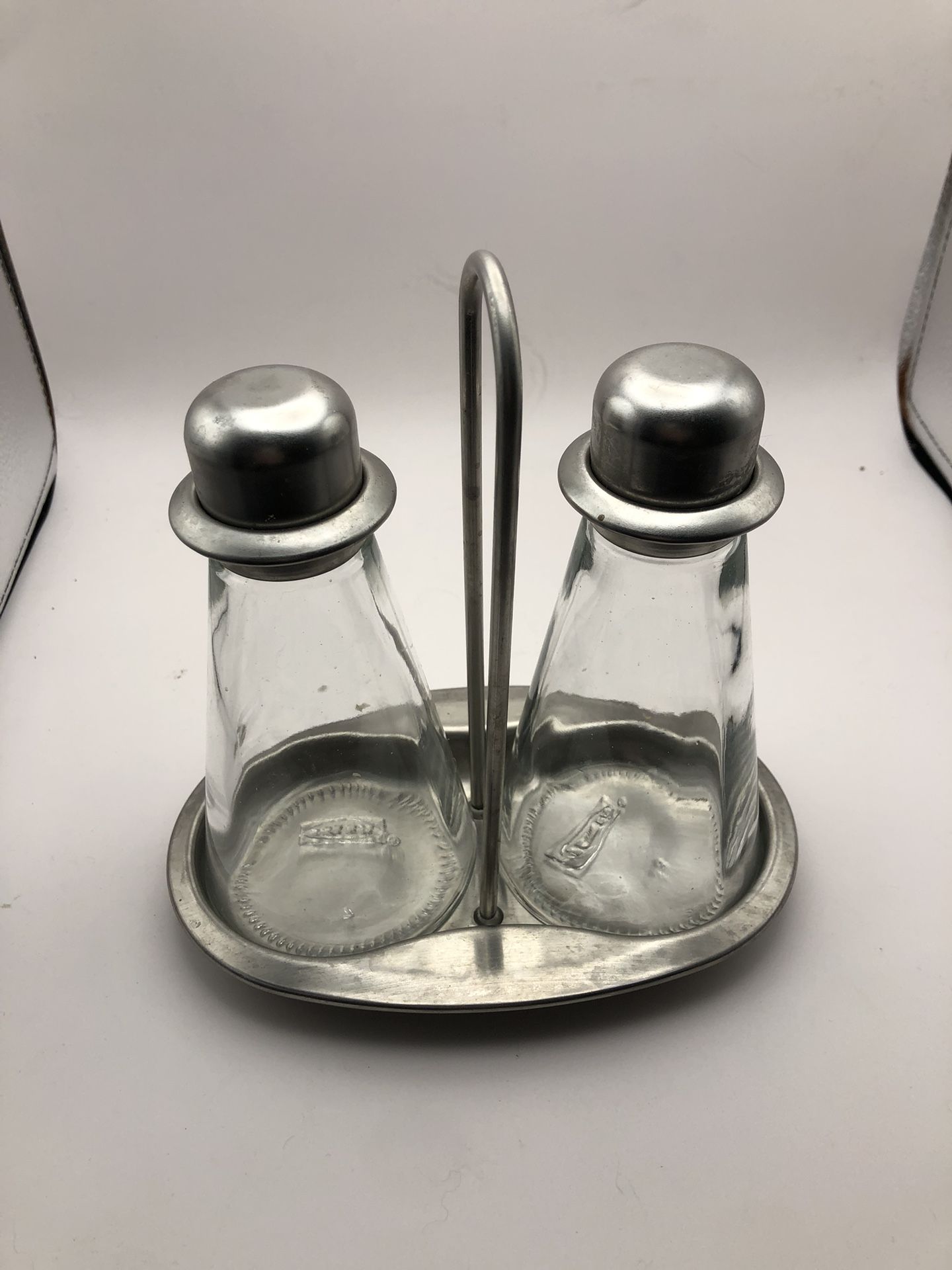 Oil And Vinegar Bottles And Holder From Ikea.