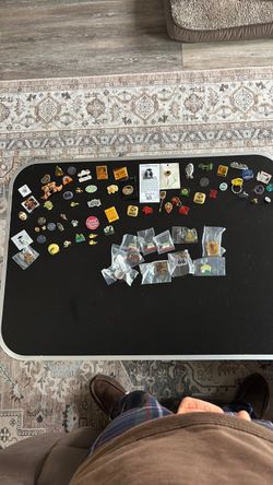 Large Lot of Collectible Pins and Badges